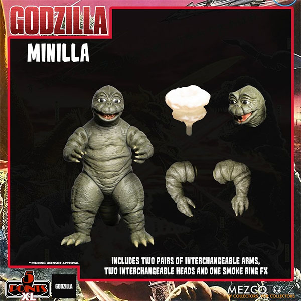 Mezco Godzilla Destroy All Monsters (1968) 5 Points Round 2 Deluxe Action Figure Box Set